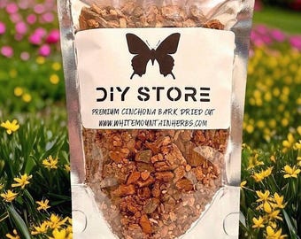 Cinchona Bark, Wild Crafted Dried Cut ~ Cinchona Officinalis