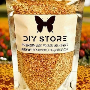 Bee Pollen, Wild Crafted Raw ~ Granules ~ All Natural Edible
