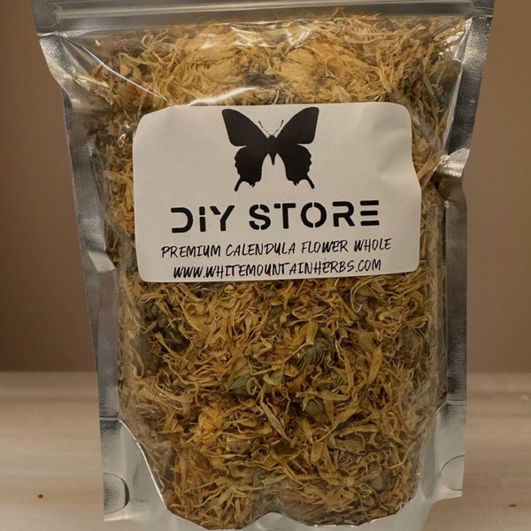 Calendula Flower Wild Crafted Premium Dried ~ Calendula Officinalis