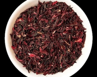 Hibiscus Flower Small Cut Dried Tea ~ Hibiscus Sabdariffa