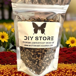 Comfrey Root Wild Crafted Dried Cut ~ Symphytum Officinale
