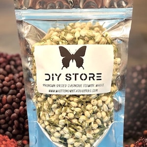 Jasmine Flower Wild Crafted Flowers Buds Dried ~ Jasminum Officinale ~ Wedding Light scent