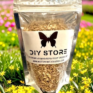 Ashwagandha Root Wild Crafted Dried Cut ~ Withania Somnifera
