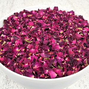 Rose Petals Wild Crafted Flower Fragrant Dried ~ Small Petal Wedding Flowers ~ Rosa Canina