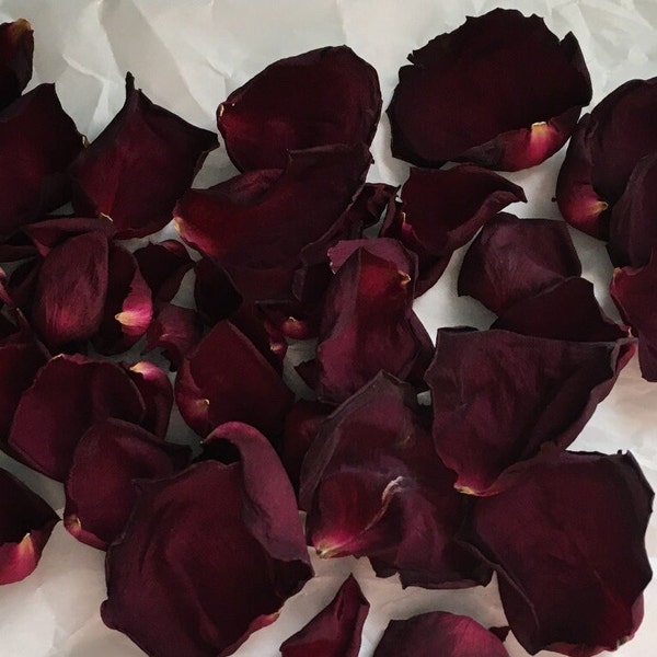 Rose Petals Burgundy Wedding Flower Fragrant Exquisite ~ Rose Water Petal Flowers Dried Premium Tea