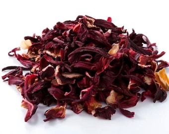 Organic Hibiscus Flower Petals ~ Hibiscus Sabdariffa