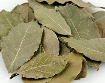 Feuilles de laurier bio entières/séchées et coupées ~ Laurus Nobilis