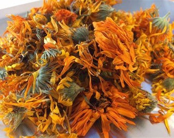 Calendula Flower Wild Crafted Premium Dried ~ Calendula Officinalis