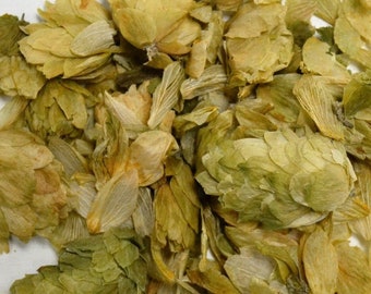 Hops Flower Wild Crafted Whole Dried Cut ~ Humulus Lupulus