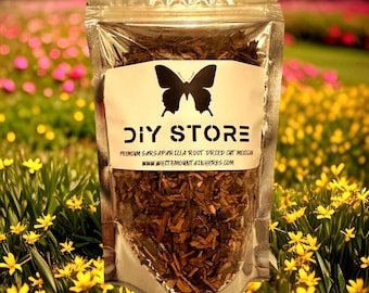 Sarsaparilla Root Mexican Wildcrafted Dried Cut ~ Smilax Medica