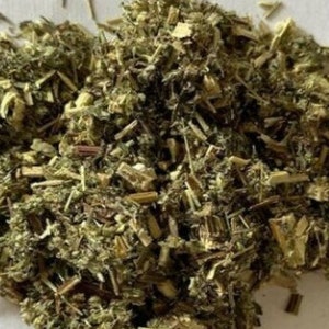 Mugwort Herb Wild Crafted Dried Cut Premium ~ Artemisia Vulgaris