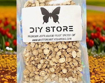 Astragalus Root Wild Crafted Dried Cut ~ Astragalus Membranaceus