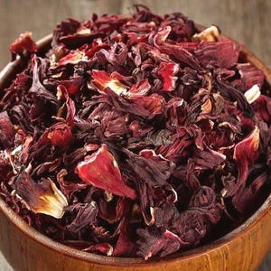Organic Hibiscus Flower Petals ~ Hibiscus Sabdariffa