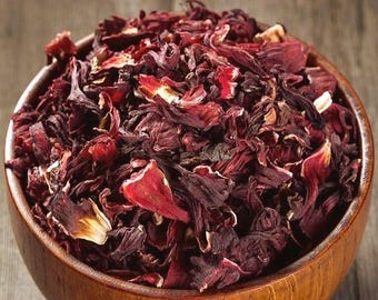 Organic Hibiscus Flower Petals ~ Hibiscus Sabdariffa