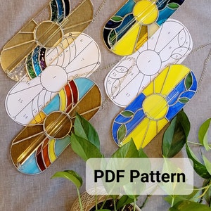 Stained Glass Pattern: “Sunny Starters” Propagation Station Pattern Set