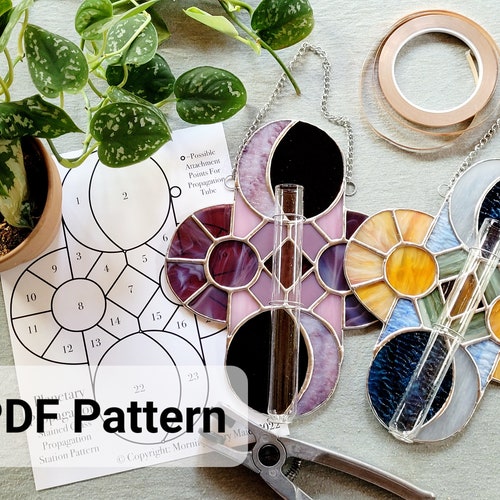 Celestial Stained Glass Pattern Etsy