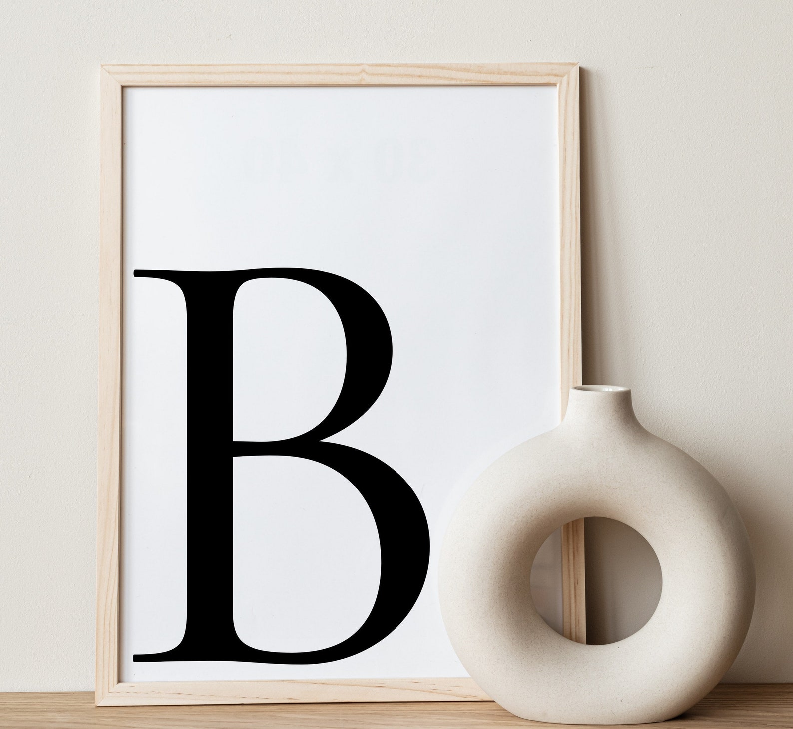 Letter B Wall Art, Digital Download, Printable Etsy UK