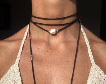 Wrap Necklace, Minimal Necklace, Boho jewelry, Bohemian Jewelry, Hippie Jewelry, Bohemian Necklaces, Boho Necklaces, Minimalist Jewelry