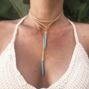 Wrap Necklace, Minimal Necklace, Boho jewelry, Bohemian Jewelry, Hippie Jewelry, Bohemian Necklaces, Boho Necklaces, Minimalist Jewelry