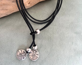 Beach Dragonfly Anklet, Summer Layered Boho Anklet