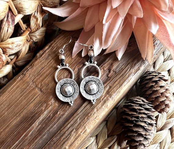 Boho Earrings, Hippie Earrings, Bohemian Earrings, Statement Earrings, Dangle Earrings, Silver Boho Earrings, Boho Silver Earrings Boho Chic