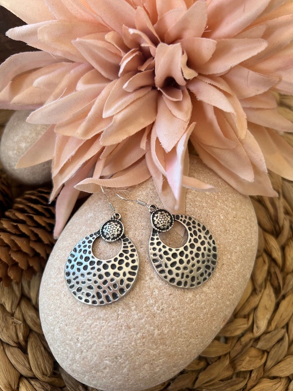 BOHO Jewelry, Boho Chic Fashion Jewelry, Boho Chic Earrings, Boho Earrings, Bohemian Jewelry, Bohemian Earrings, BOHO Silver Dangle Earrings