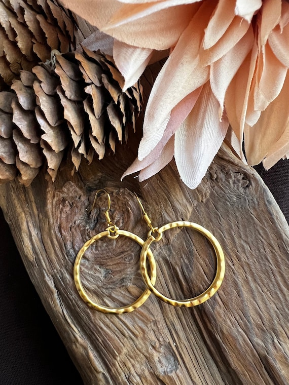 Gold Jewelry, Gold Boho Earrings, Elegant Earrings, Minimalist Earrings, Bridesmaid Gift, Christmas Gift, Gift for her, Gold Earrings