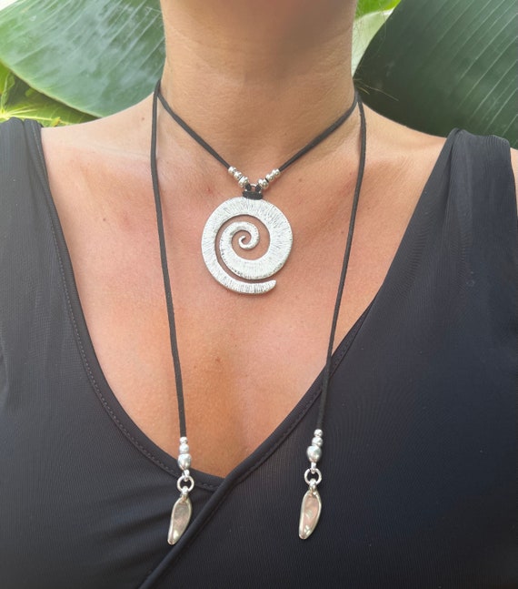 Boho necklaces etsy discount