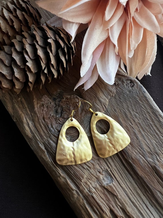 Gold Jewelry, Gold Boho Earrings, Elegant Earrings, Minimalist Earrings, Bridesmaid Gift, Christmas Gift, Gift for her, Gold Earrings