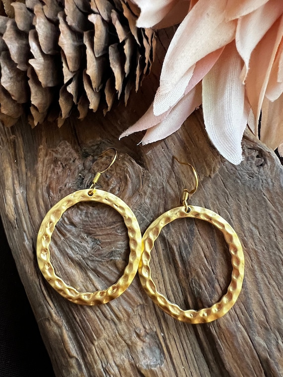 Gold Jewelry, Gold Boho Earrings, Elegant Earrings, Minimalist Earrings, Bridesmaid Gift, Christmas Gift, Gift for her, Gold Earrings