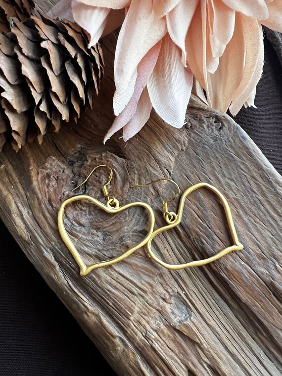Elegant Gold Jewelry, Gold Boho Earrings, Elegant Earrings, Minimalist Earrings, Bridesmaid Gift, Love Gift, Gift for her, Gold Earring