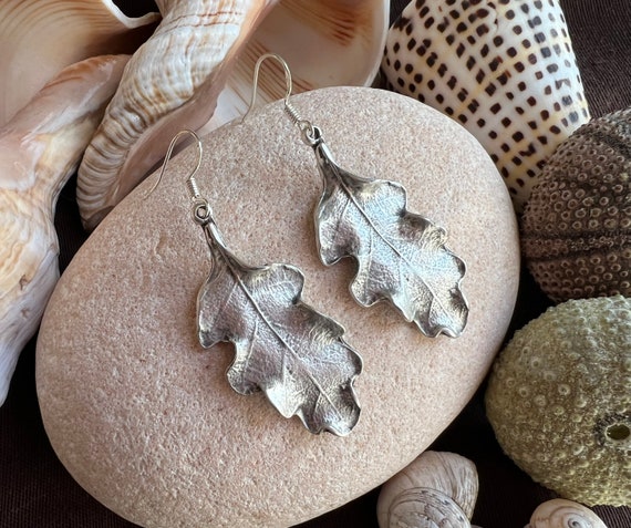 Statement dangle hoop earrings, sterling silver earring hoops, bohemian drop earrings, boho jewelry, boho earring