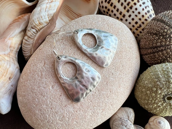 BOHO Jewelry, Boho Chic Fashion Jewelry, Boho Chic Earrings, Boho Earrings, Bohemian Jewelry, Bohemian Earrings, BOHO Silver Dangle Earrings