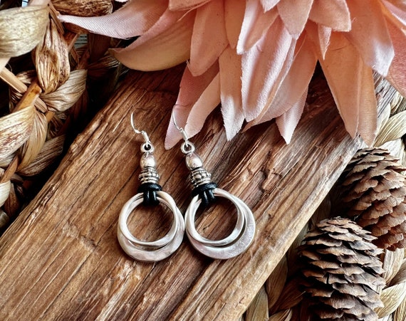 Boho Earrings, Hippie Earrings, Bohemian Earrings, Statement Earrings, Dangle Earrings, Silver Boho Earrings, Boho Silver Earrings Boho Chic