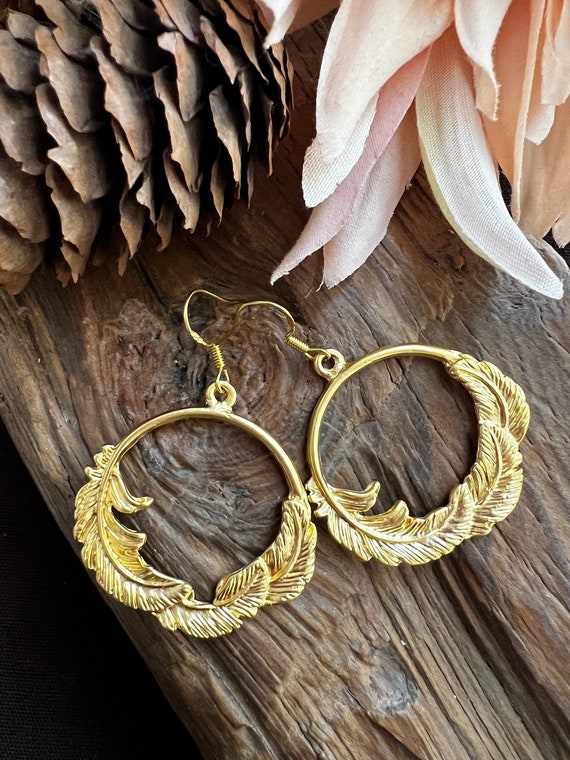 Gold Jewelry, Gold Boho Earrings, Elegant Earrings, Minimalist Earrings, Bridesmaid Gift, Christmas Gift, Gift for her, Gold Earrings