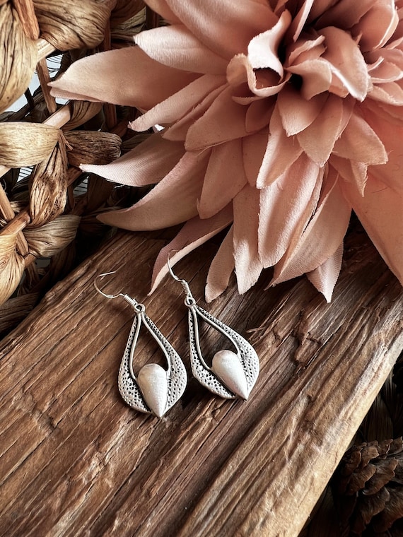 Boho Earrings, Hippie Earrings, Bohemian Earrings, Statement Earrings, Dangle Earrings, Silver Boho Earrings, Boho Silver Earrings Boho Chic