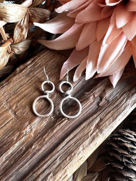 Boho Earrings, Hippie Earrings, Bohemian Earrings, Statement Earrings, Infinity Earrings, Silver Earrings, Boho Silver Earrings Boho Chic