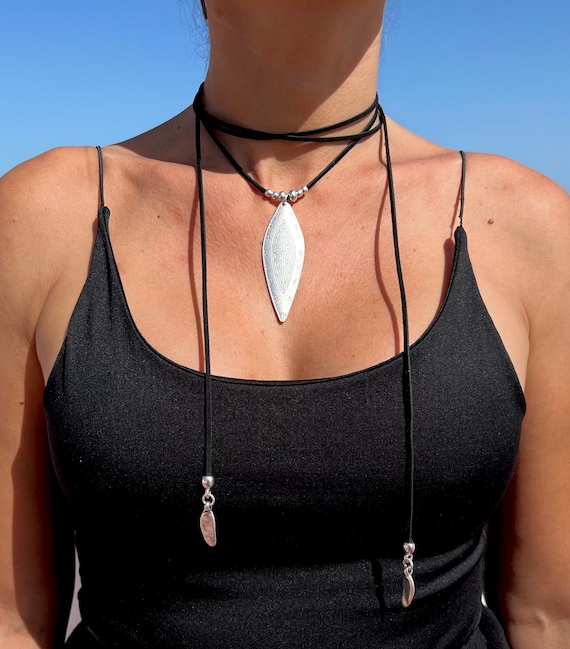 Wrap Necklace, Minimal Necklace, Boho jewelry, Bohemian Jewelry, Hippie Jewelry, Bohemian Necklaces, Boho Necklaces, Minimalist Jewelry