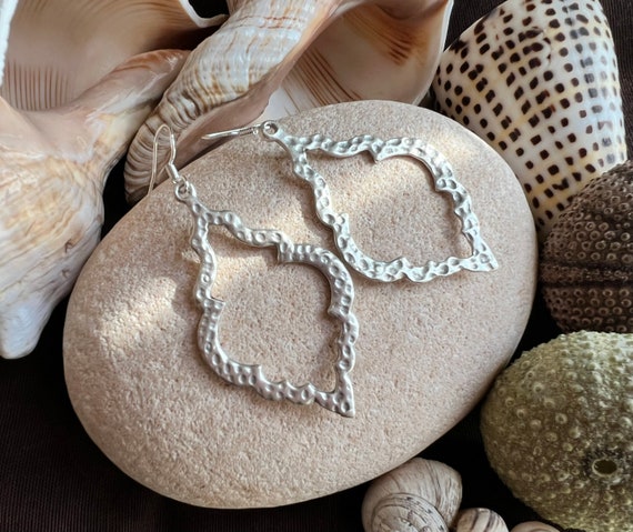 BOHO Jewelry, Boho Chic Fashion Jewelry, Boho Chic Earrings, Boho Earrings, Bohemian Jewelry, Bohemian Earrings, BOHO Silver Dangle Earrings