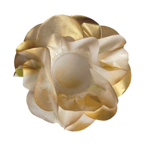 Camelia Wedding Gold Color Flower Wrapper for Holding Chocolate, Chocolate Wrappers, Centerpiece Flowers image 4