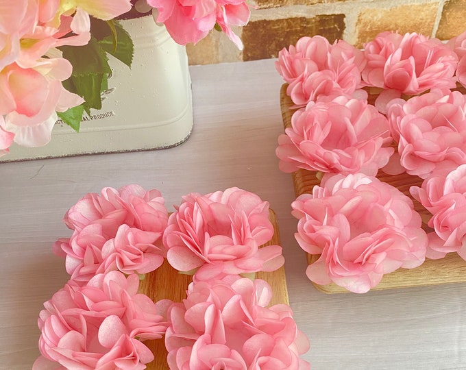 Margarita Blush Pink Flowers Wrapper for Holding Chocolate Decorations