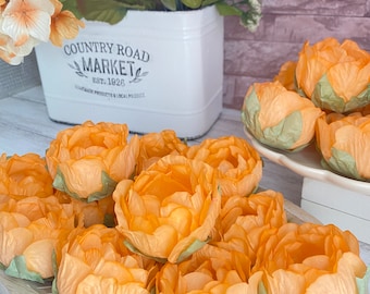 Roses Orange Flowers Wrapper for Holding Chocolate Decoration