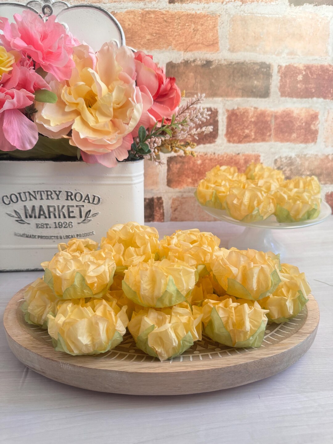 Yellow Cholate Rapper Gerbera Yellow Flower Wrapper for Holding Chocolate, Favor Party ...