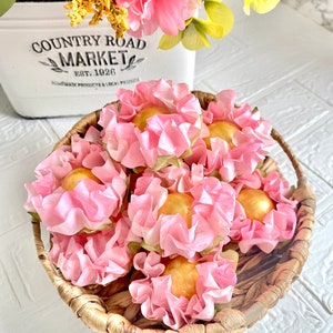 Gerbera Sweet Pink Flowers Truffles Wrapper for Holding Chocolate, Wedding Flowers, Baby Shower Theme