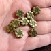 24 pcs, 10mm, Antiqued Bronze, Bronze Beads, Bronze Spacers, Spacer Beads, Flowers, Flower Beads, Bronze Flower, Flowers, Flower Focal Beads