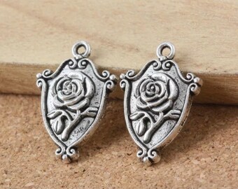100pcs #306389 10pcs 50pcs Sterling Silver Shield Earring Leverbacks