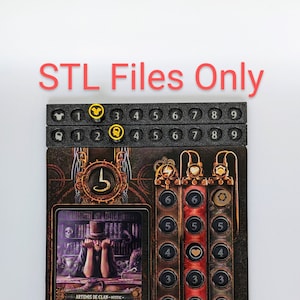 STL Files Only | Machina Arcana Defense Trackers