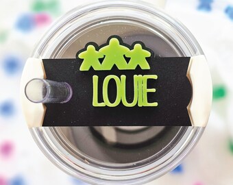 Stanley Name Plate | Personalized Name Tag | Meeples | H2.0