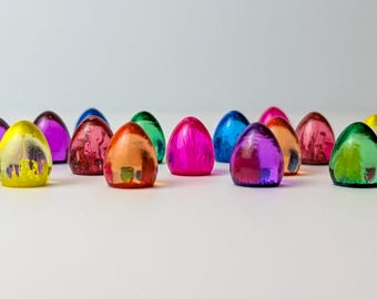 Wingspan | Wyrmspan Handmade Eggs (Set of 15) - Rainbow Tint