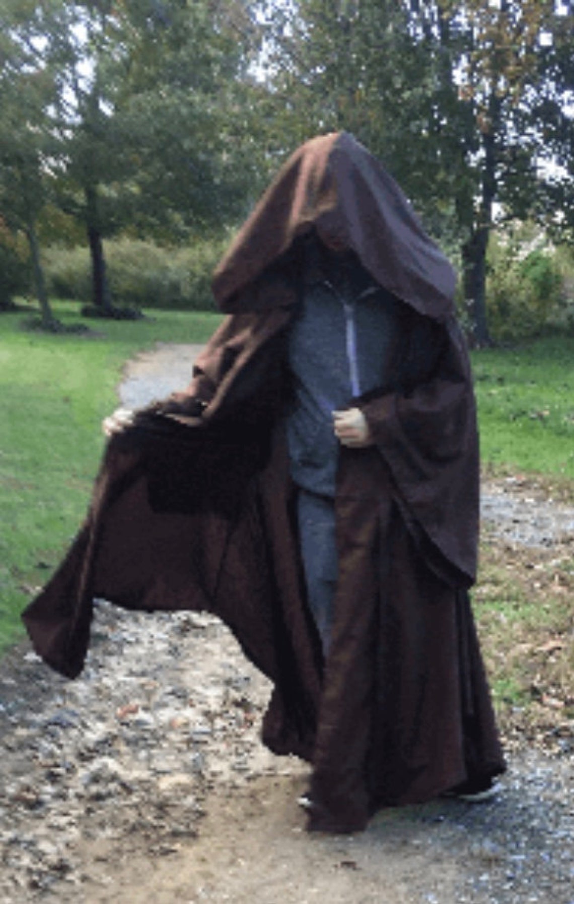 Jedi Robe Master Jedi Robe Padawan Robe Brown Robe With - Etsy